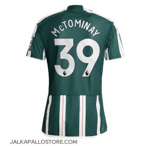 Manchester United Scott McTominay #39 Vieraspaita 2023-24 Lyhythihainen